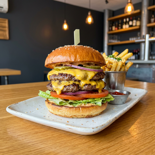 Saftige Premium-Burger im Burger Haus Verl